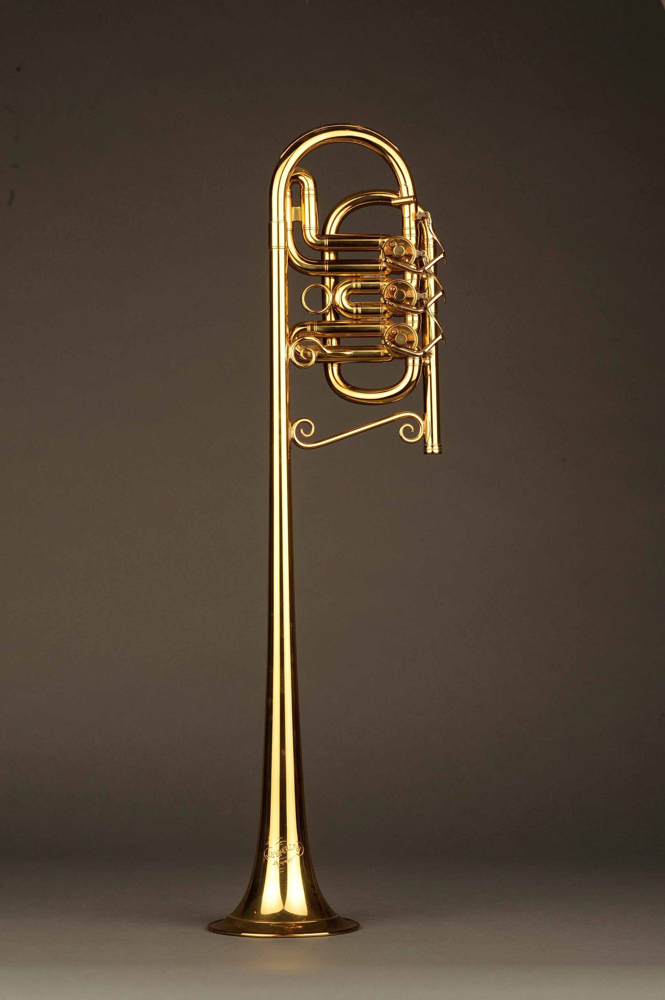 Over-the-shoulder cornet, B-flat