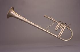 Over-the-shoulder cornet, E-flat
