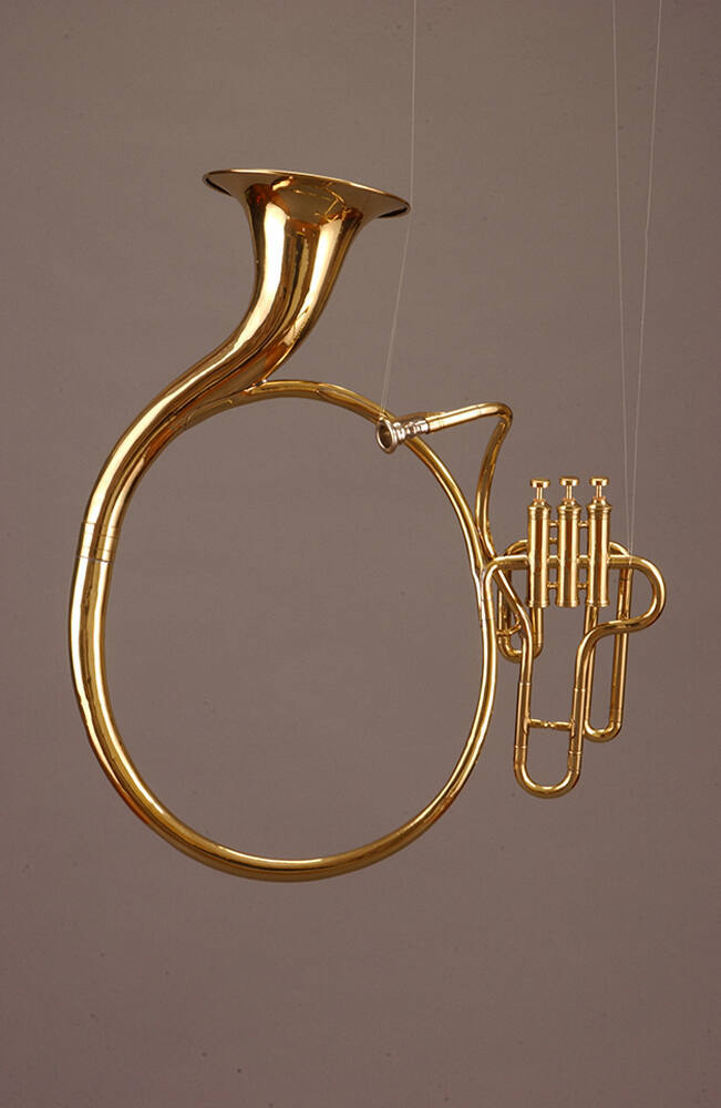 Alto horn in helicon shape, E-flat