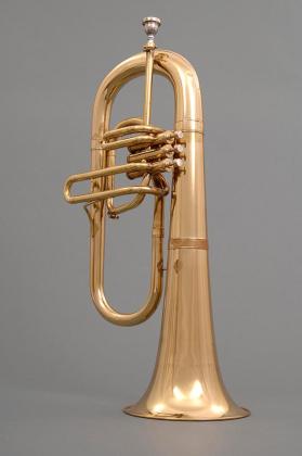 Baritone horn, bell forward, B-flat