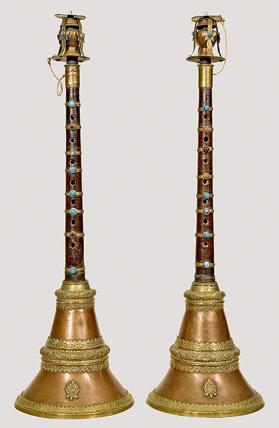 Shawms, set of two (2)