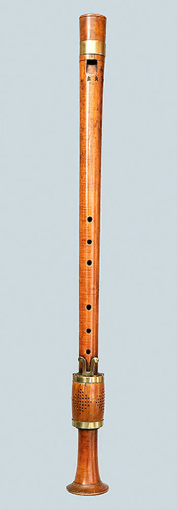 Basset recorder, G or F