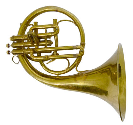 Mellophone, F, E-flat, D, C, high pitch / low pitch