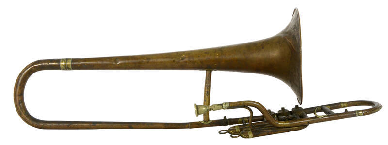 Alto valve trombone, E-flat, high pitch