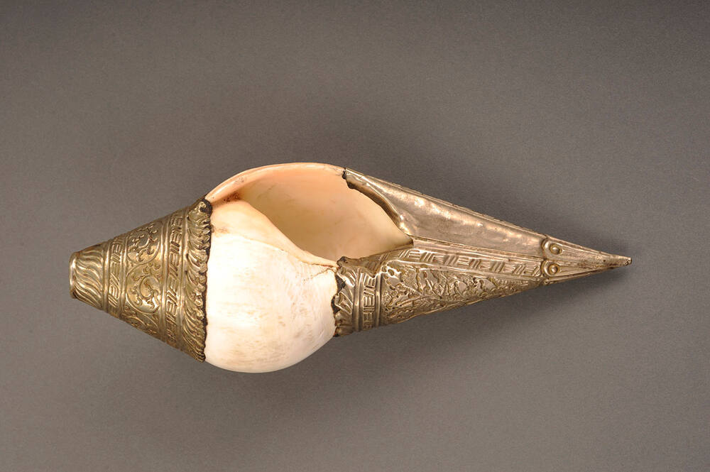 Conch-shell trumpet