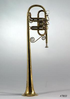 Over-the-shoulder cornet, B-flat