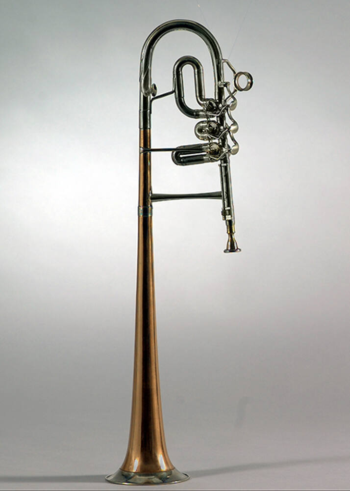 Over-the-shoulder cornet, E-flat