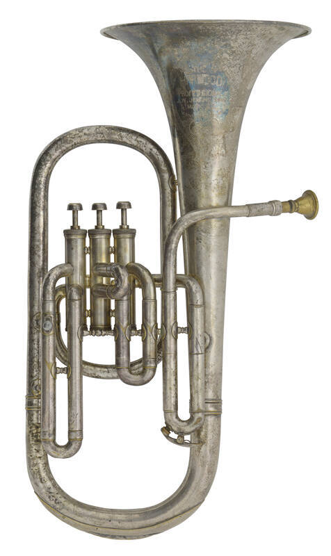 Alto horn, bell up, E-flat, low pitch