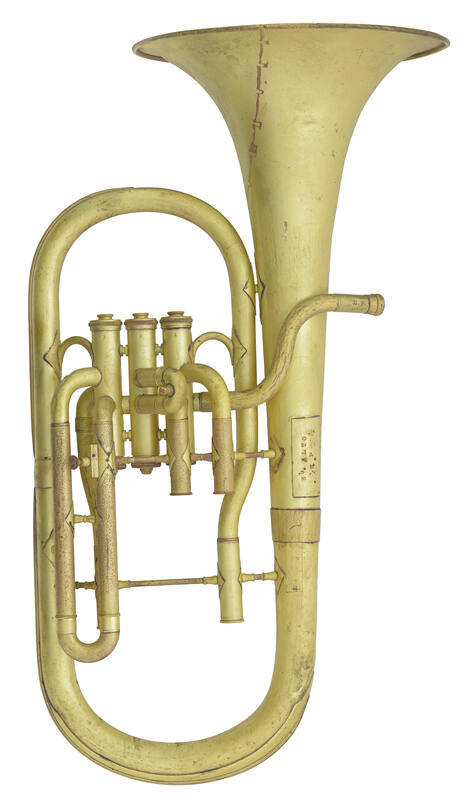 Alto horn, bell up, E-flat, high pitch