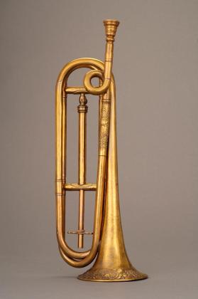 Mechanical slide trumpet, F, E