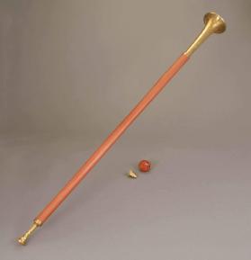 Walking-stick trumpet