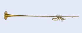 Straight valve trumpet, B-flat, A