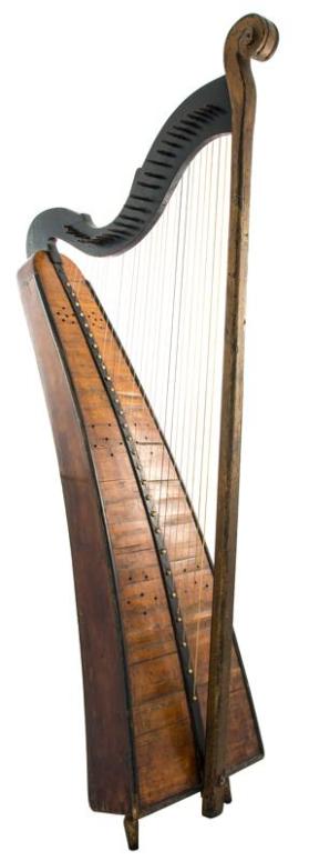 Diatonic harp