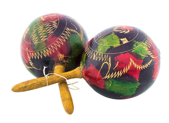 Maracas, set of two (2)