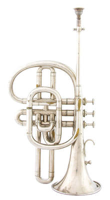 Cornet à pistons, 4½-foot B-flat, A, A-flat, G, and 6-foot F