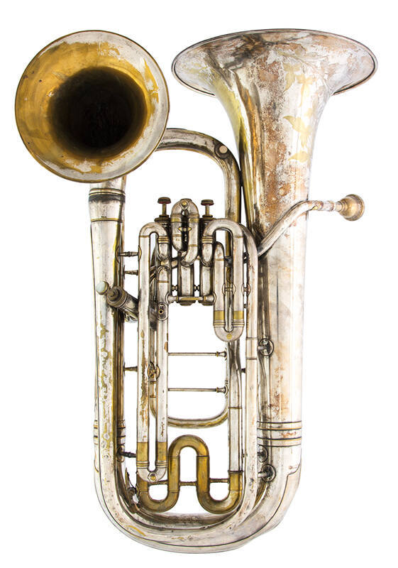 Double-bell euphonium, B-flat