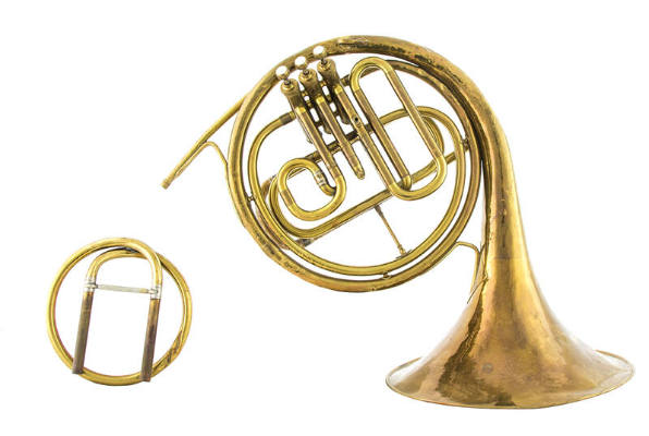 Single horn, F, E-flat