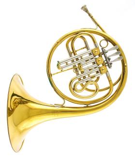 Single horn, B-flat
