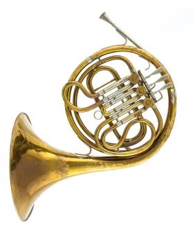 Single horn, F, high pitch
