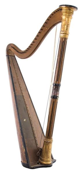 Diatonic harp