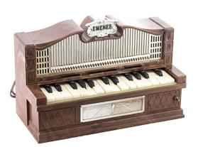 Reed organ with electric blower