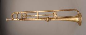 Mechanical slide trumpet, F, D