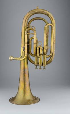 Alto horn, bell up, E-flat