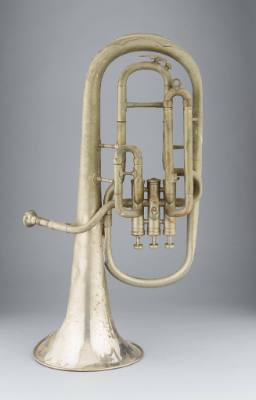 Alto horn, bell up, E-flat