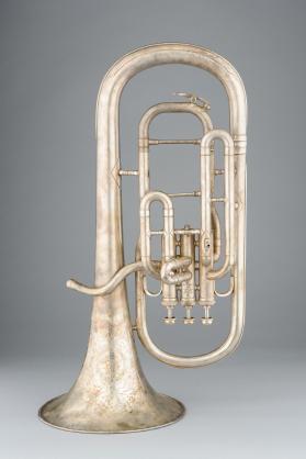 Alto horn, bell up, E-flat, high pitch / low pitch