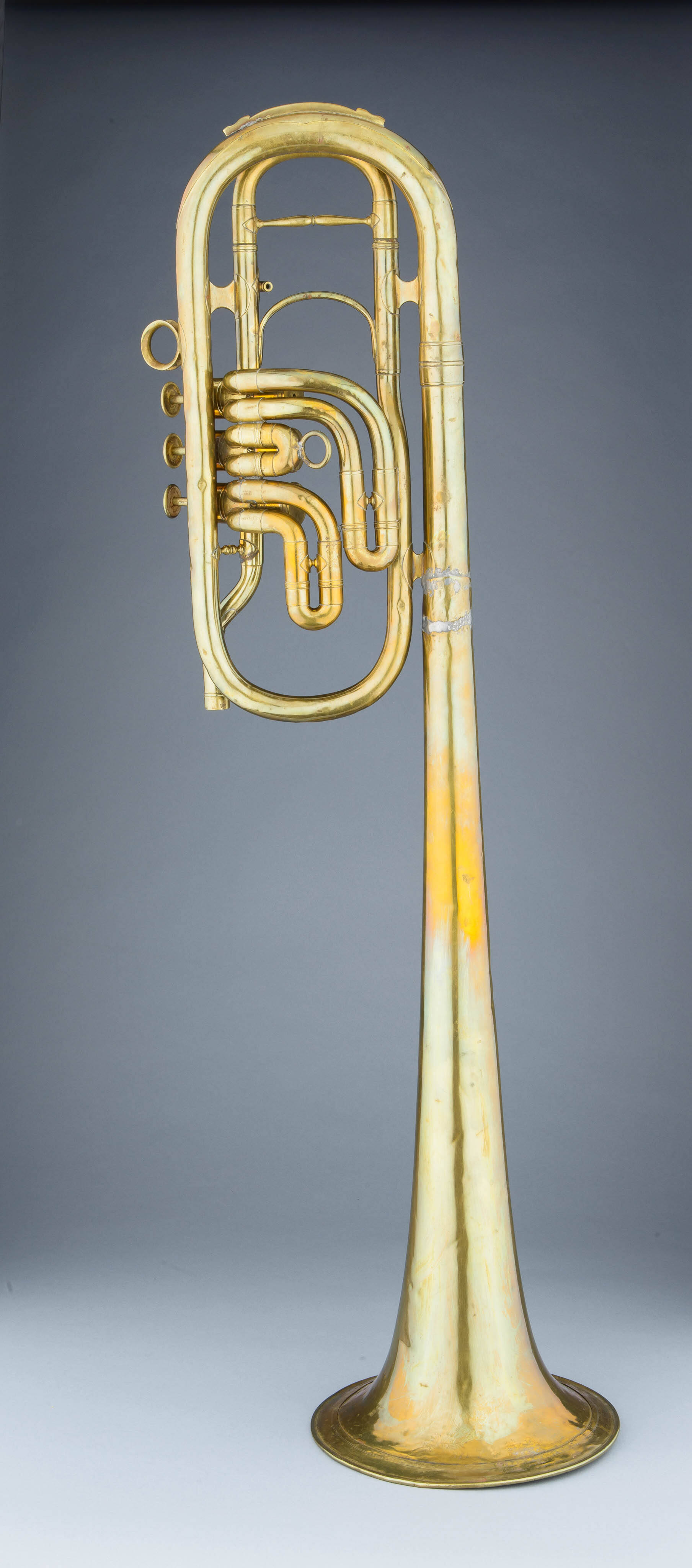 Over-the-shoulder alto horn, E-flat