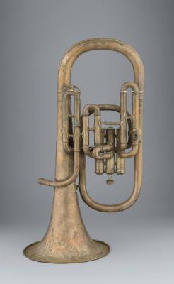 Alto horn, bell up, E-flat, low pitch