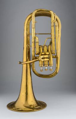 Alto horn, bell up, E-flat
