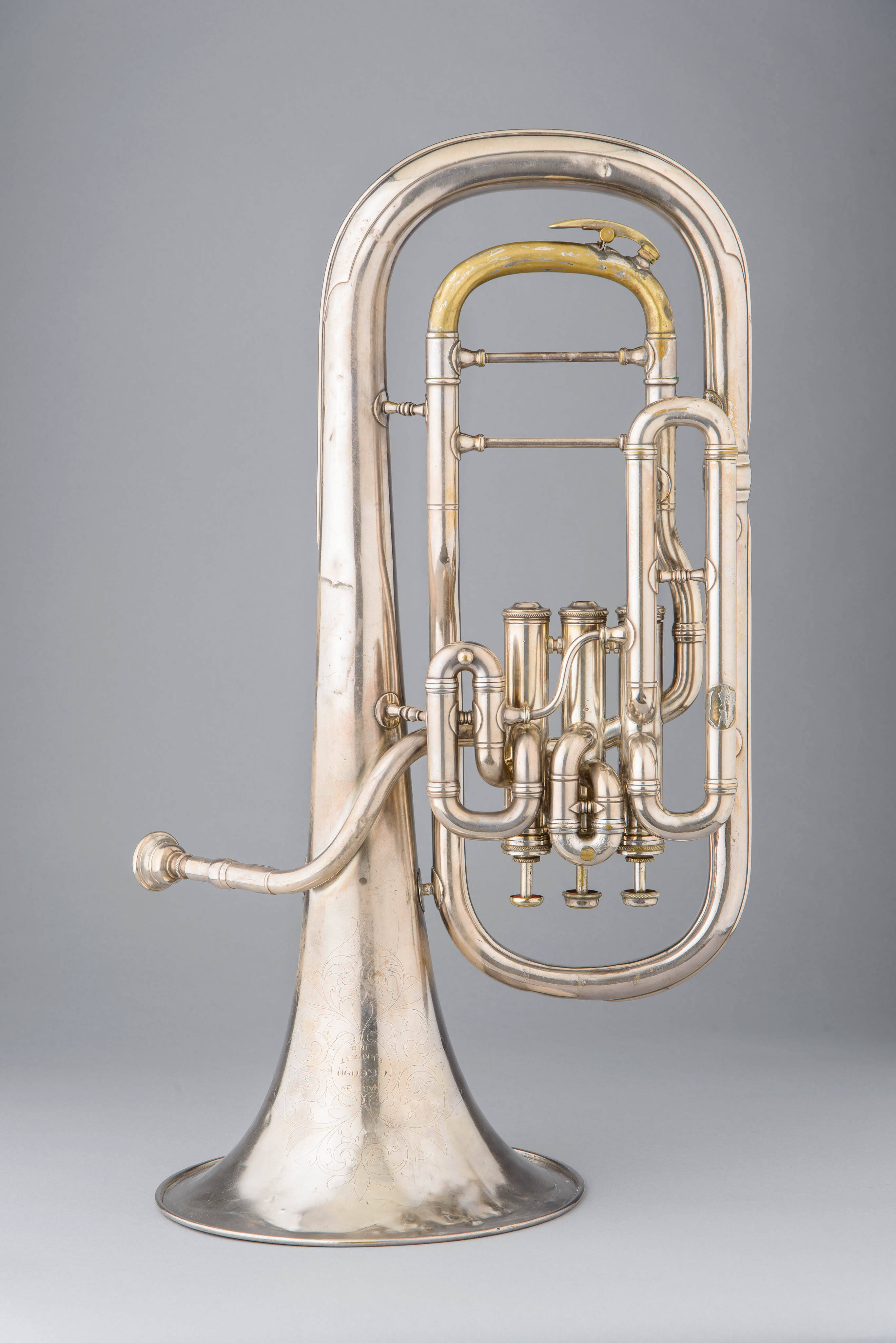 Alto horn, bell up, E-flat, high pitch