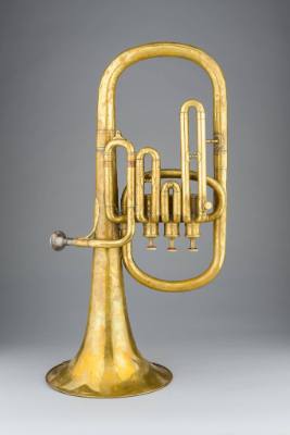 Alto horn, bell up, E-flat, high pitch