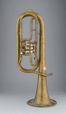 Alto horn, bell up, E-flat