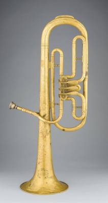 Alto horn, bell up, E-flat, high pitch