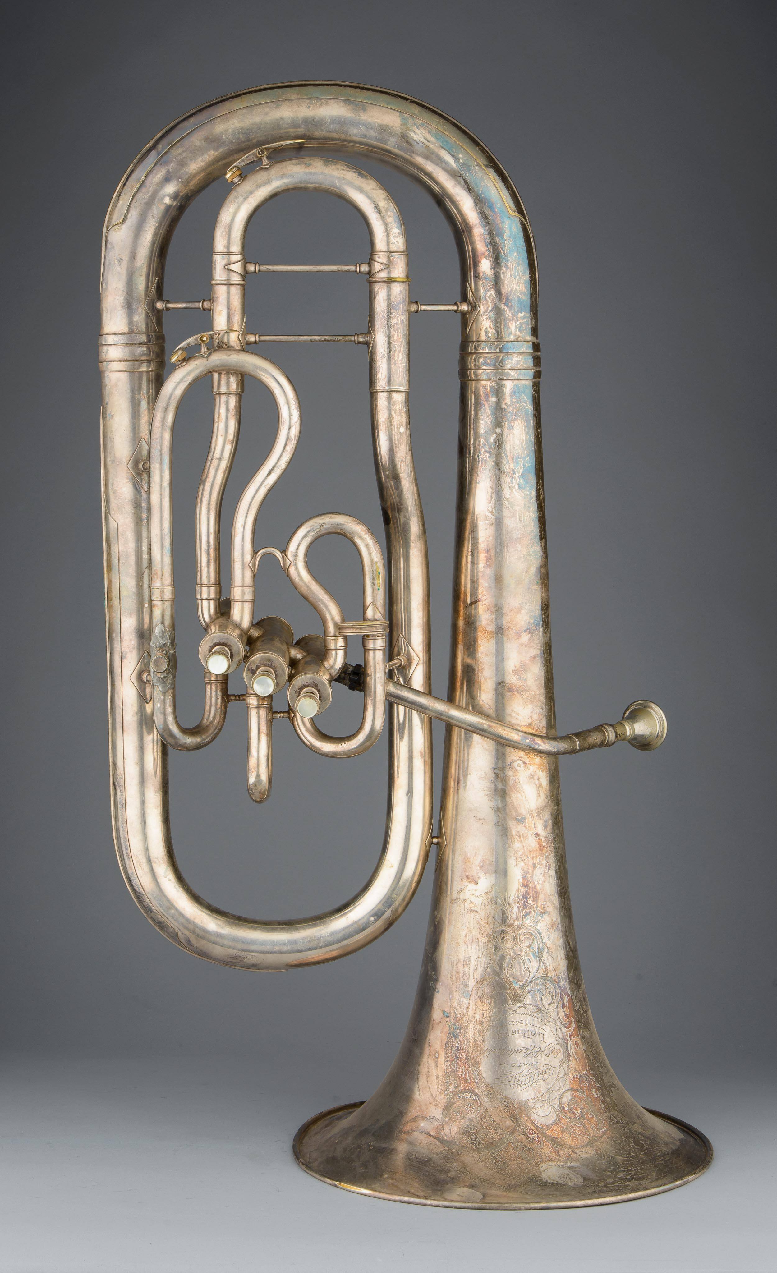 Baritone horn, B-flat, low pitch