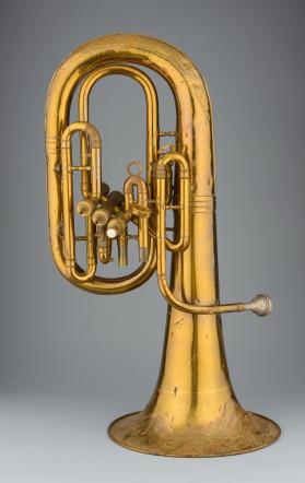 Baritone horn, B-flat, high pitch / low pitch
