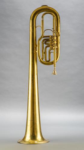 Over-the-shoulder baritone horn, B-flat, high pitch