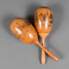 Rattle, set of two (2)