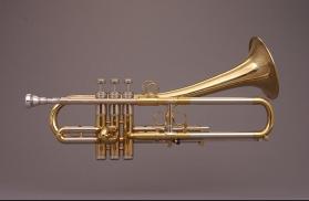 Valve and slide trumpet, B-flat