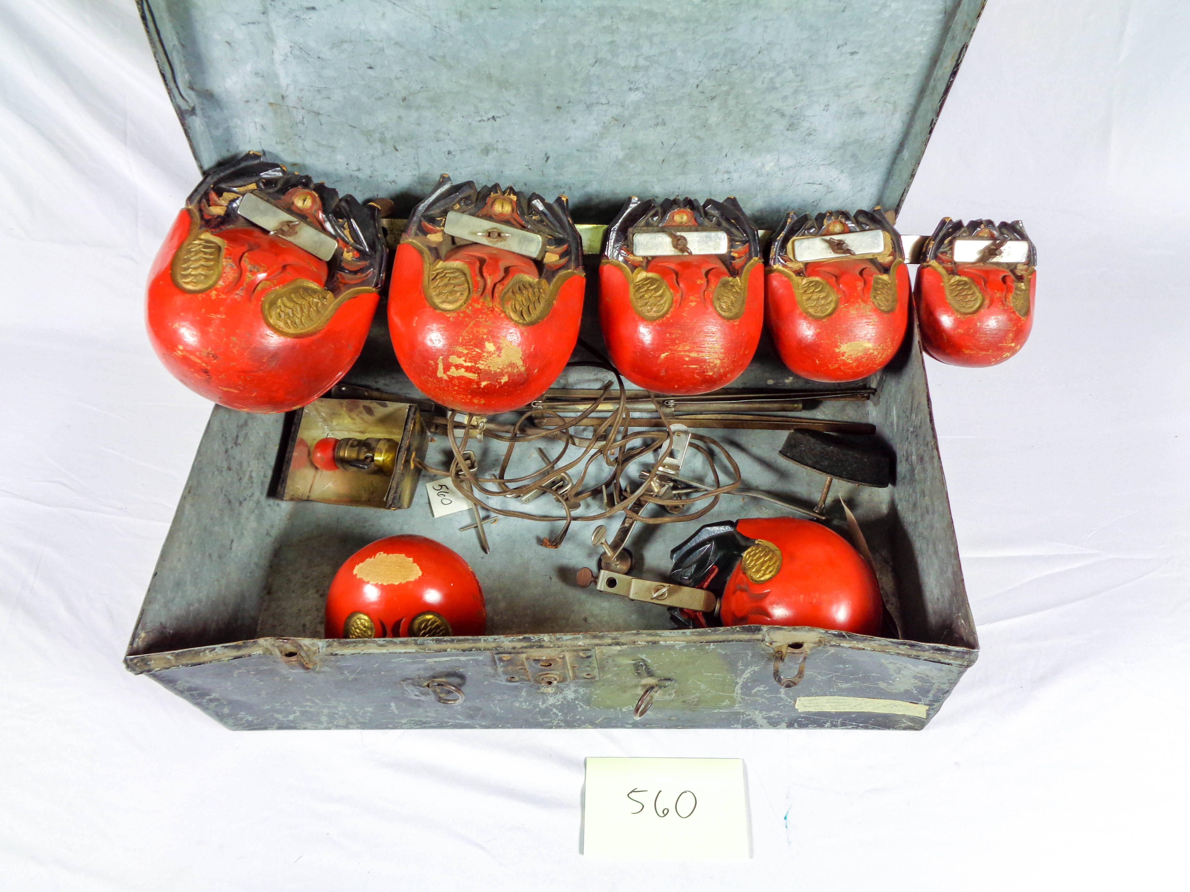 Wood blocks, set of seven (7)