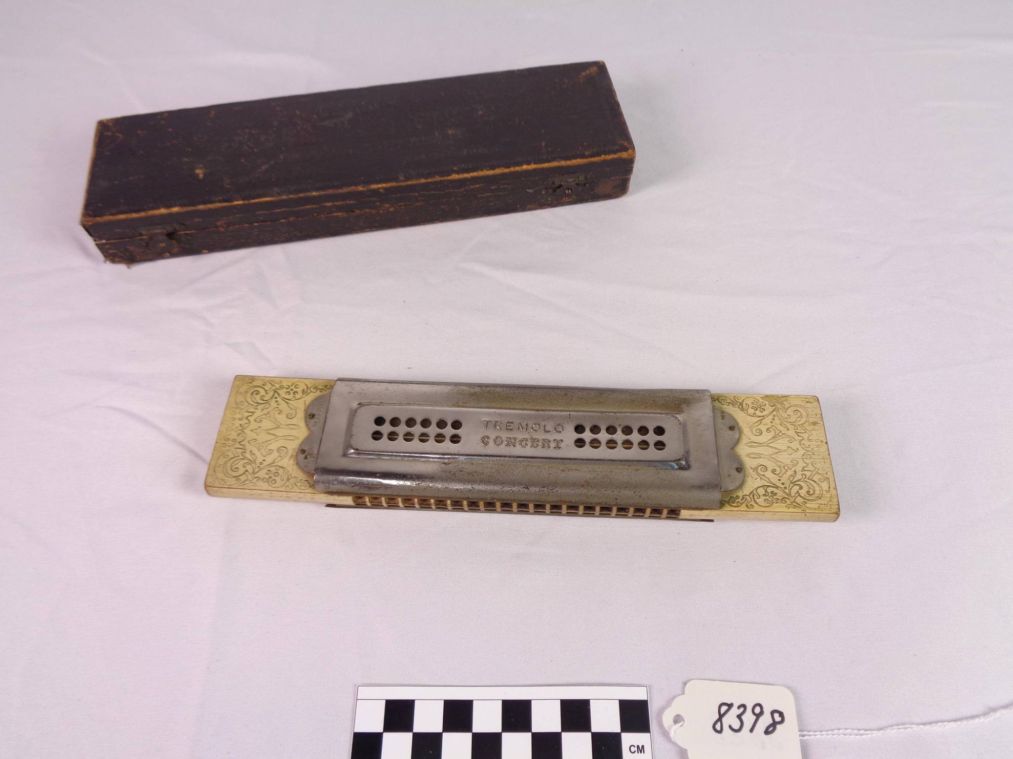 Double-sided, tremolo harmonica, A, E