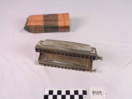 Chromatic double harmonica, C, C-sharp, A, A-sharp