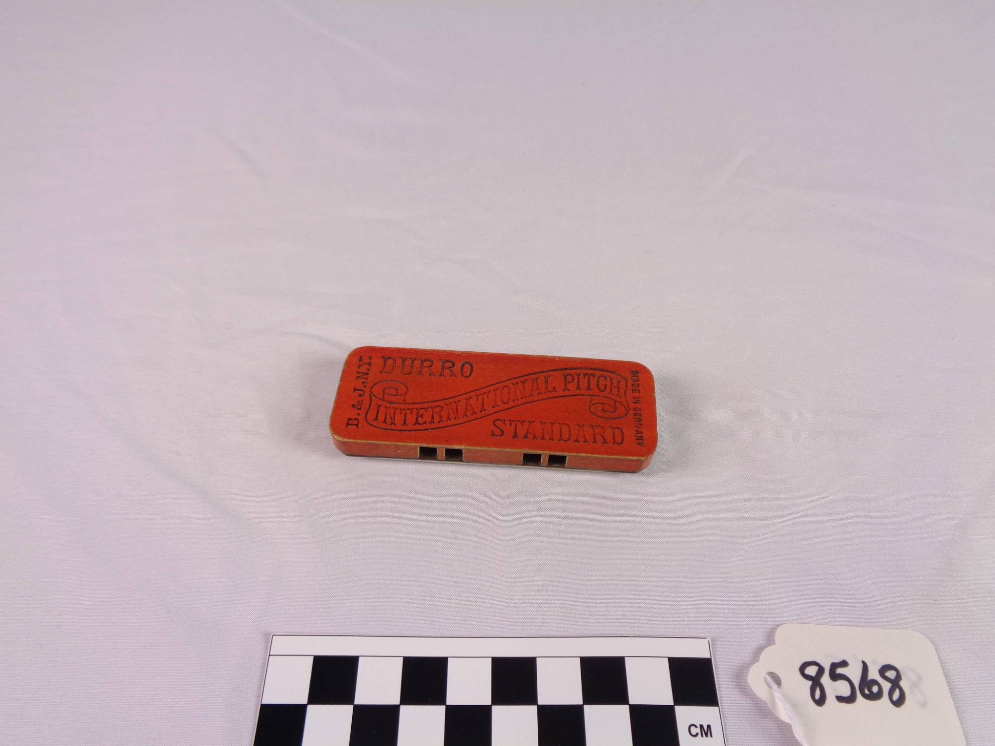 Pitch pipe, E to E-flat