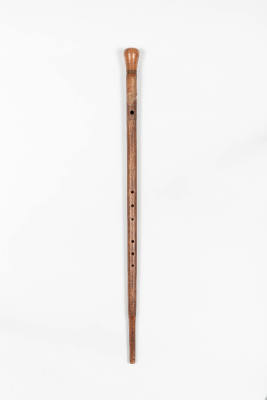 Walking stick flute in F