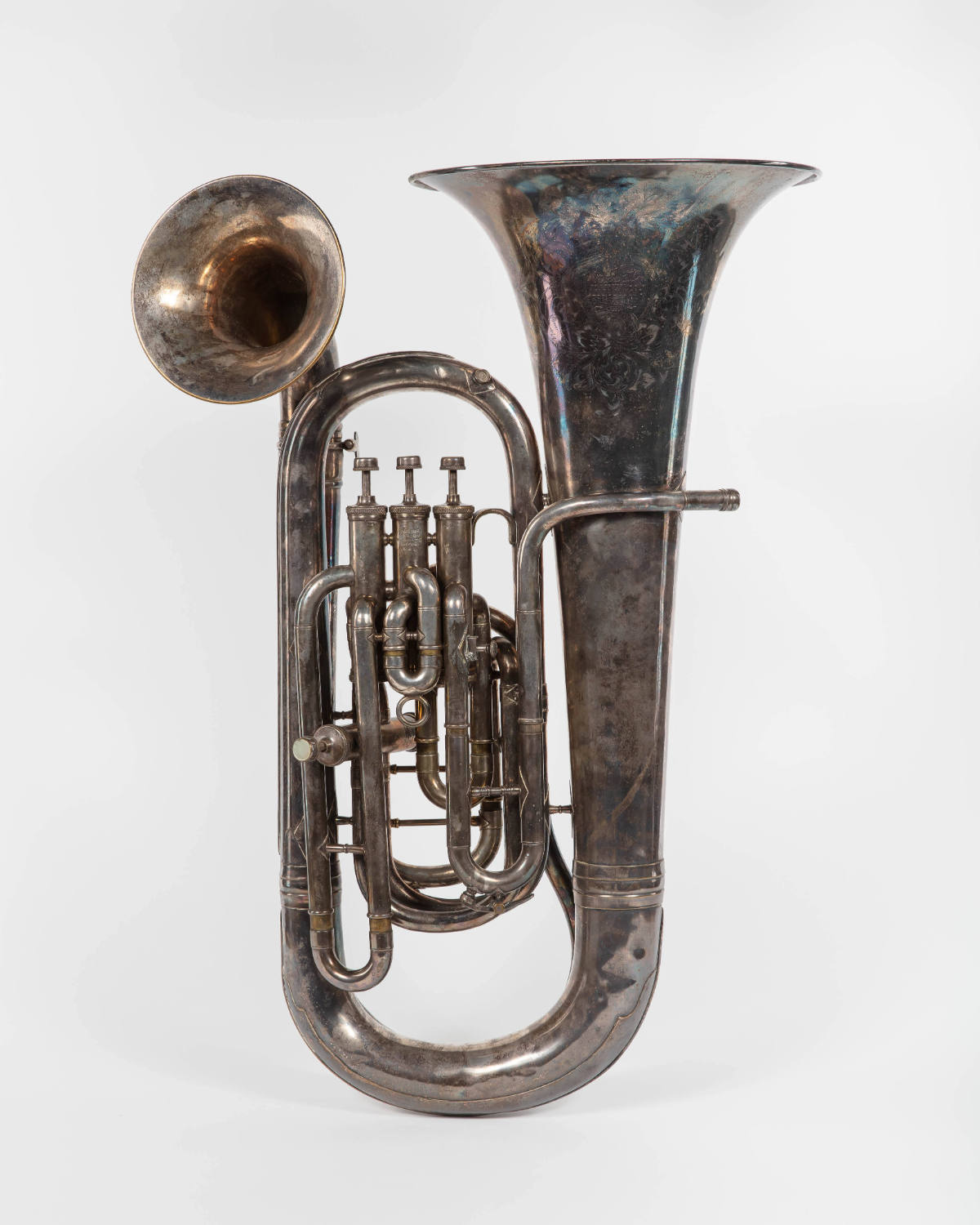 Double-bell euphonium, B-flat, high pitch / low pitch