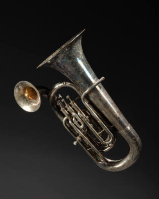 Double-bell euphonium, B-flat, high pitch / low pitch